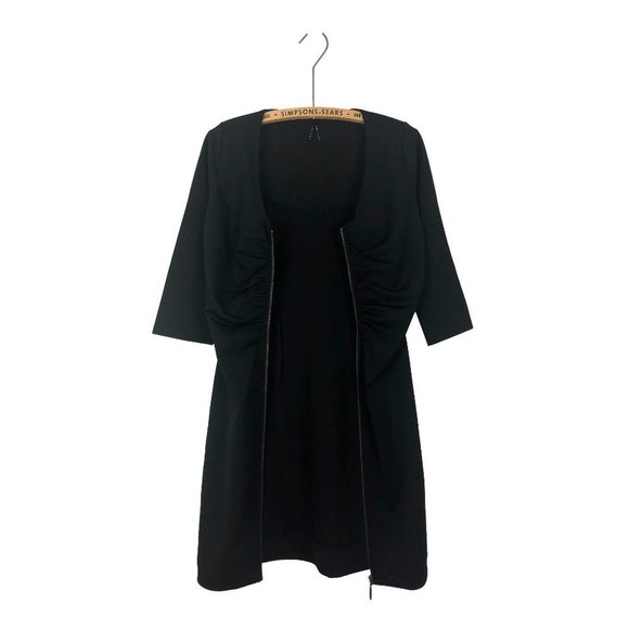 Lapis Black Cocktail Dress / Jacket - Picture 4 of 6